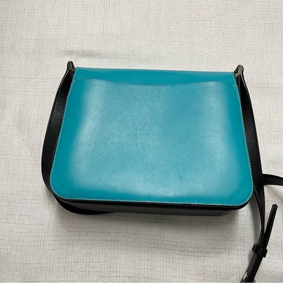 Michael Kors Collection Bag Shoulder Bag Tenby Messenger Blue Black White - Picture 9 of 11